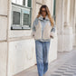 Blusão Denim & Pêlo